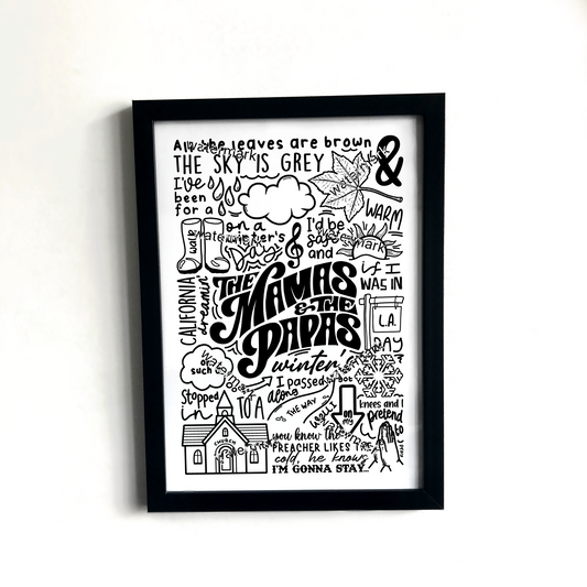 Mamas and Papas print