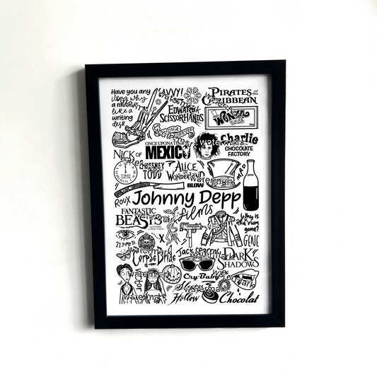 Johnny Depp films print