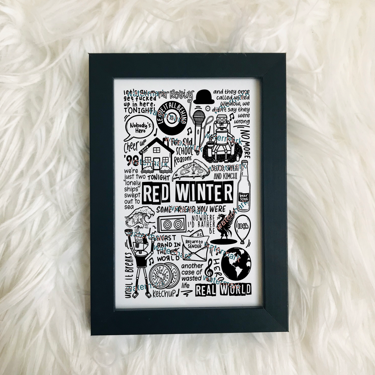 Red Winter print