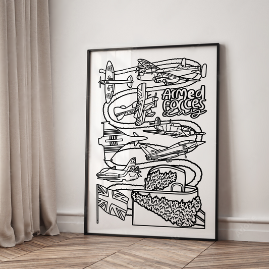 Cleethorpes armed forces day print