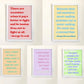 Reading bookish quote print