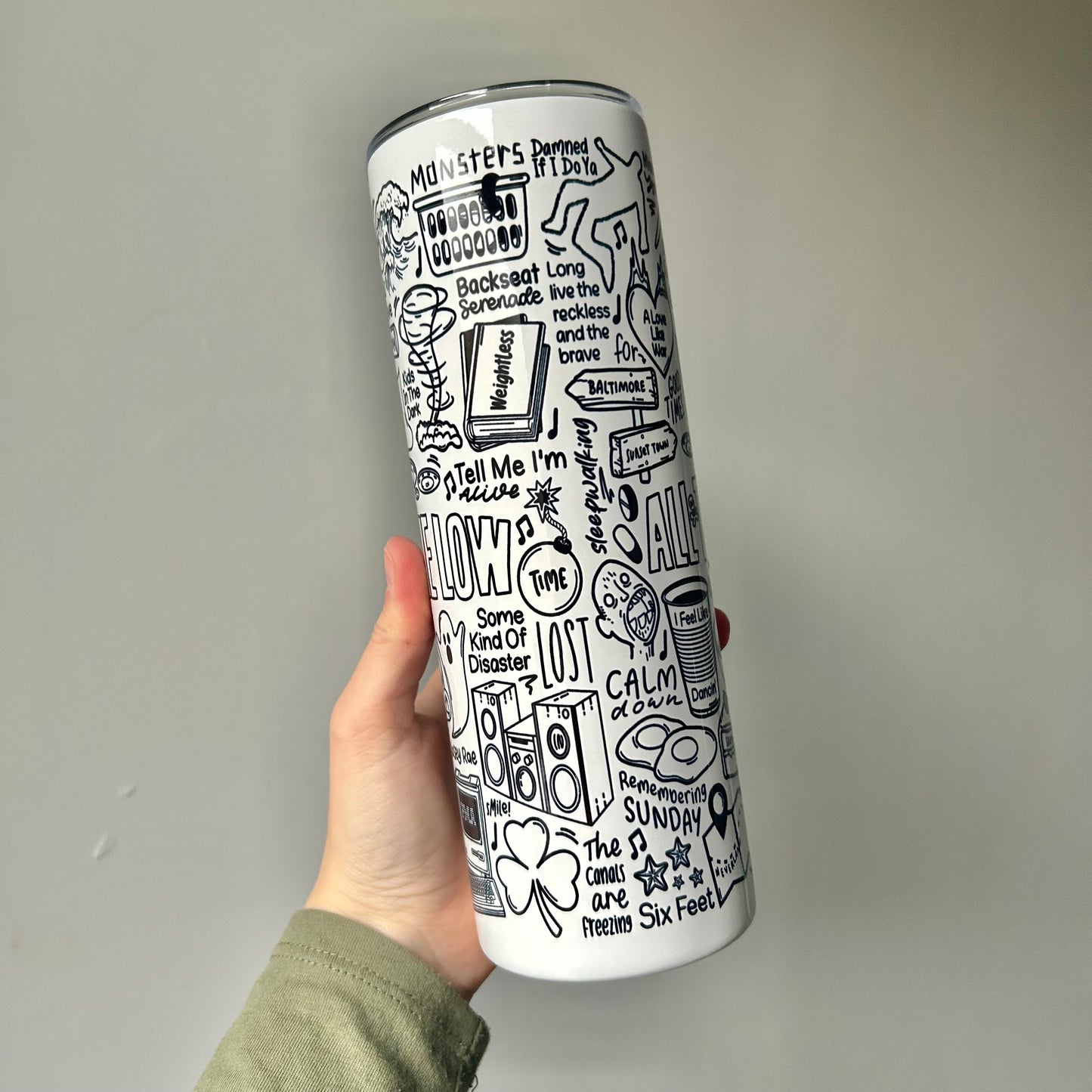 All Time Low tumbler