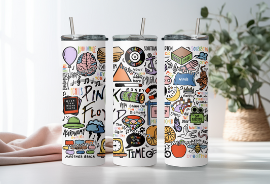 Pink Floyd tumbler