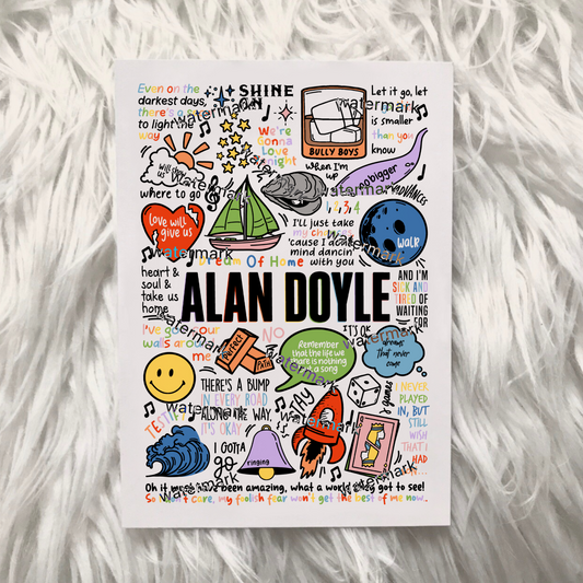 Alan Doyle print