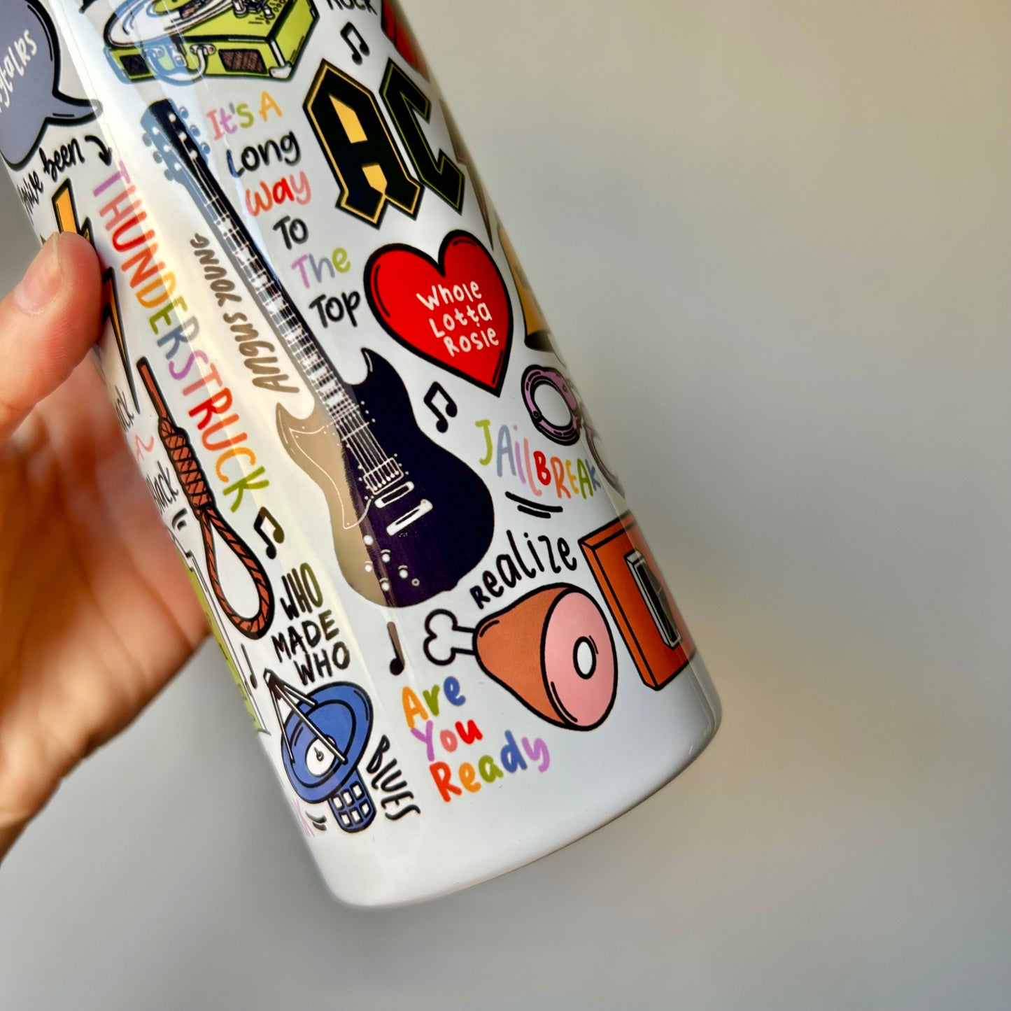 AC/DC tumbler