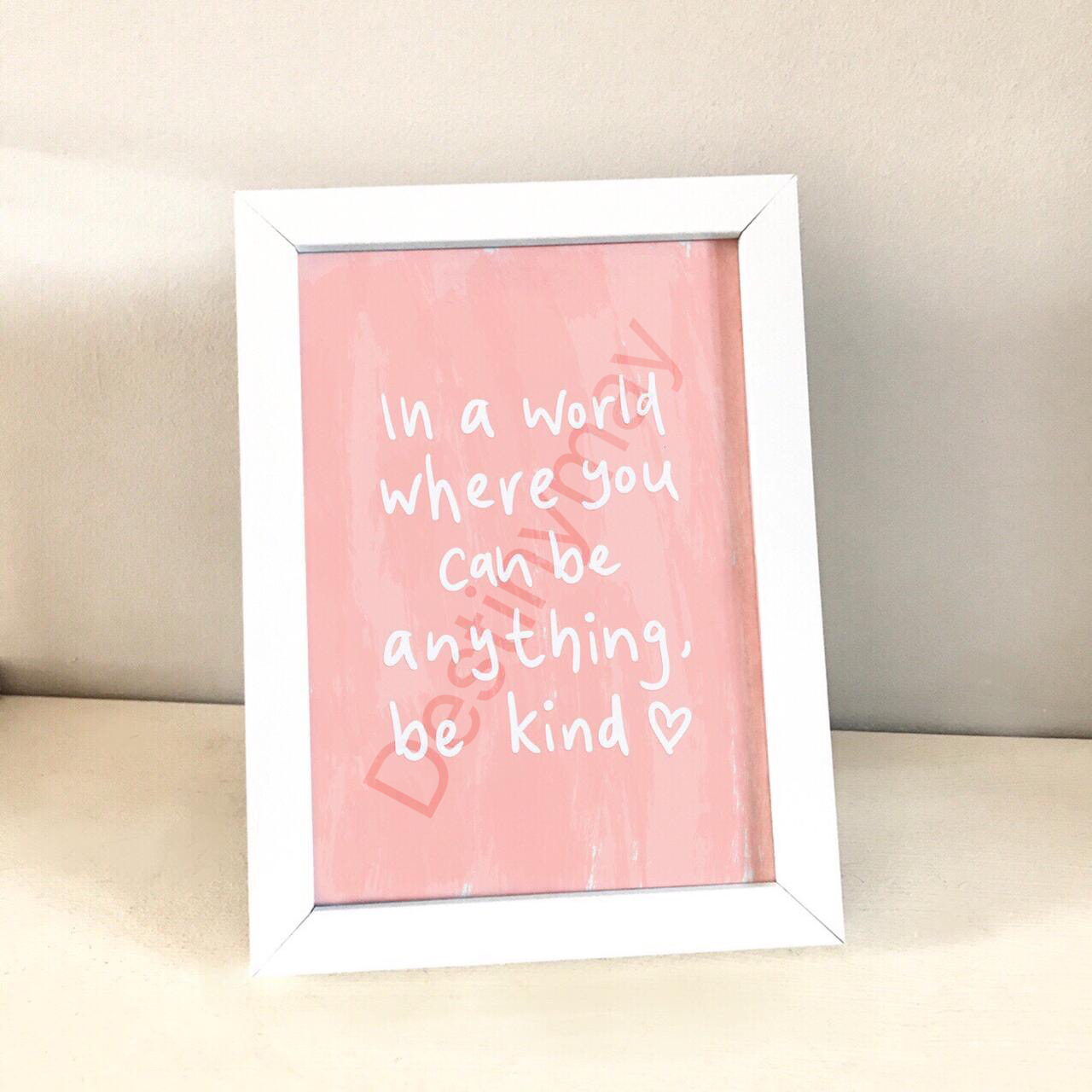 Be kind print