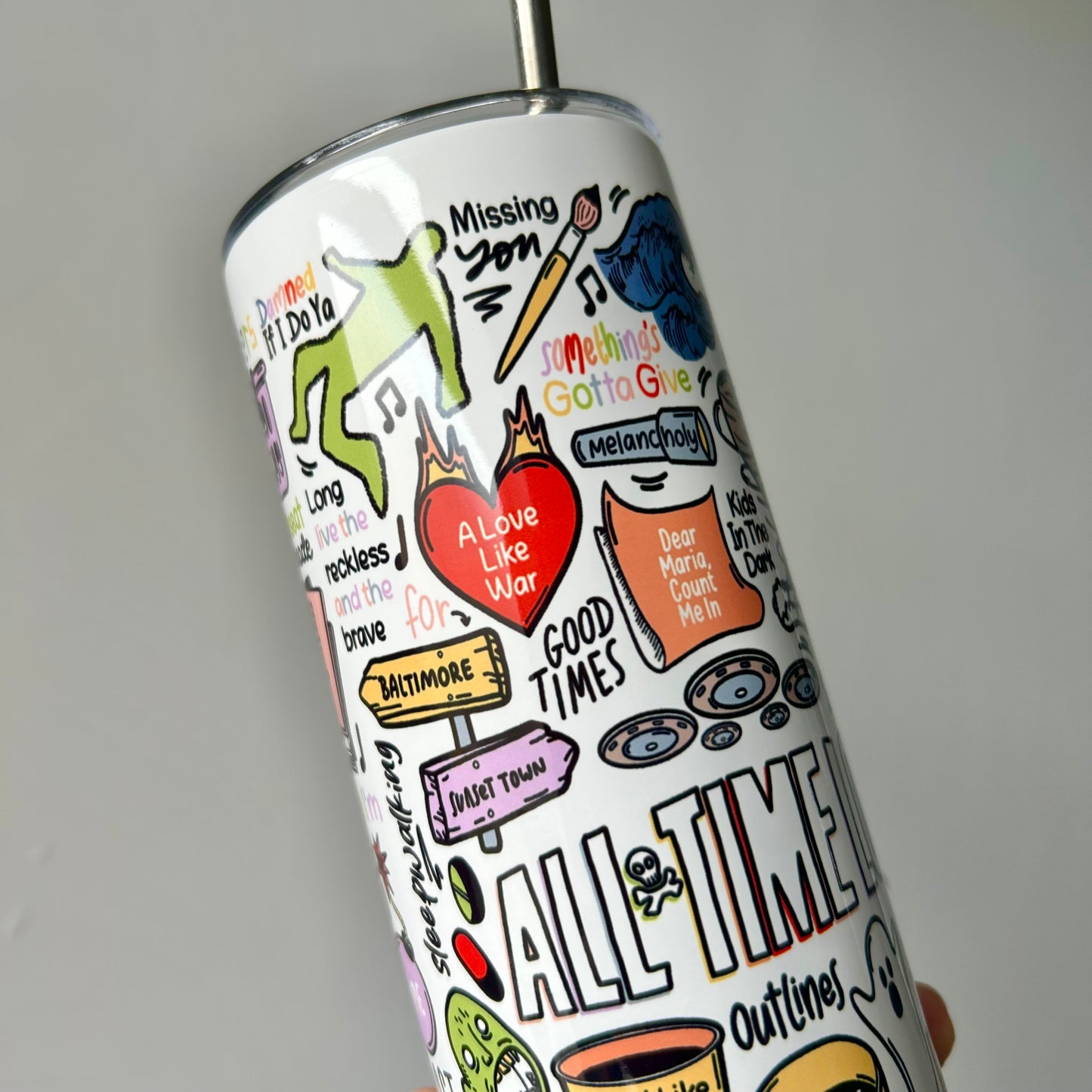 All Time Low tumbler