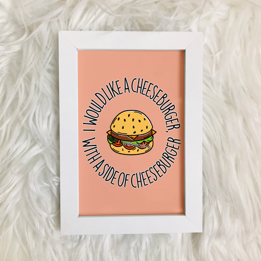 Estampado de hamburguesa con queso de Gilmore Girls