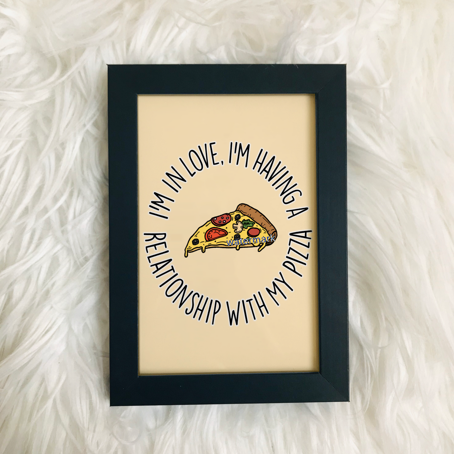 Eat Pray Love pizza print