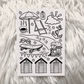 Cleethorpes beach huts print