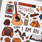 I am an autumn print