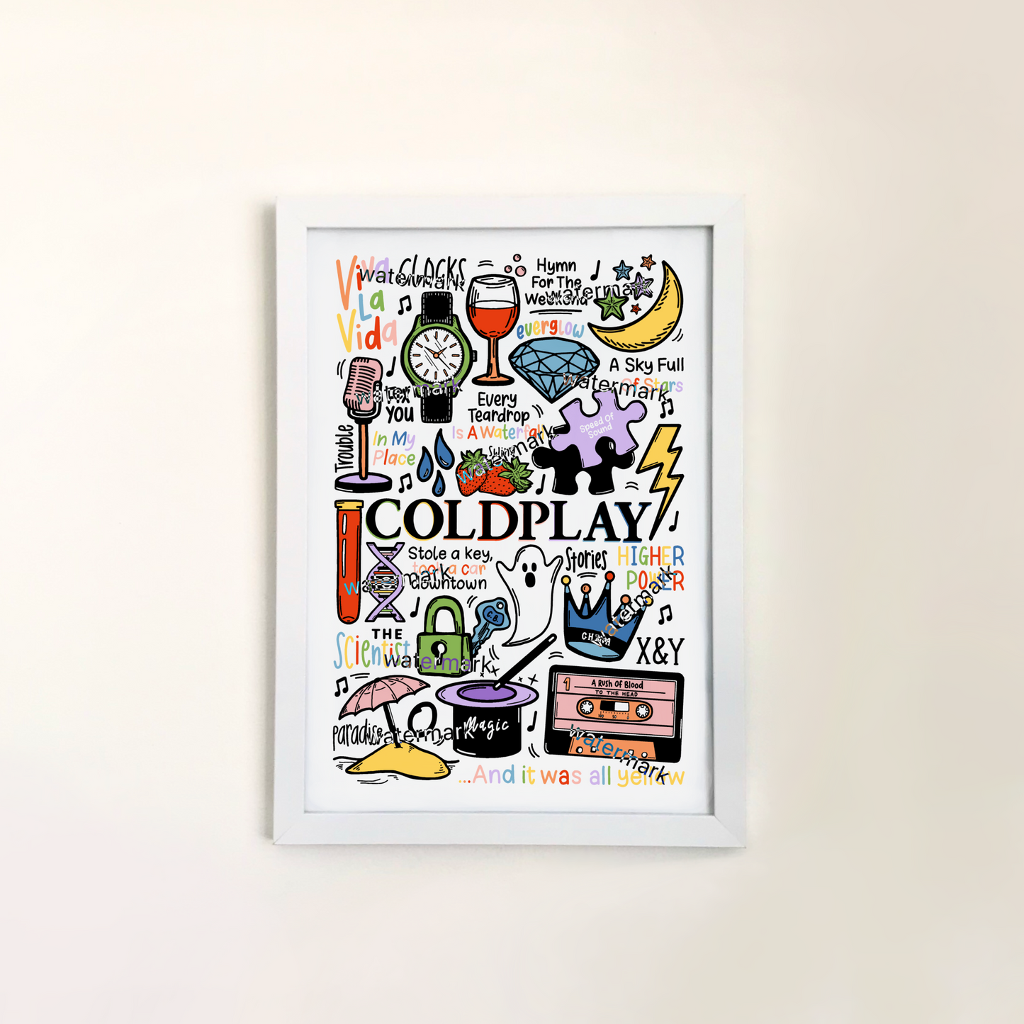 Coldplay print