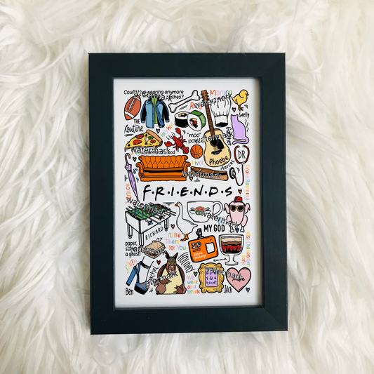 Friends TV show print