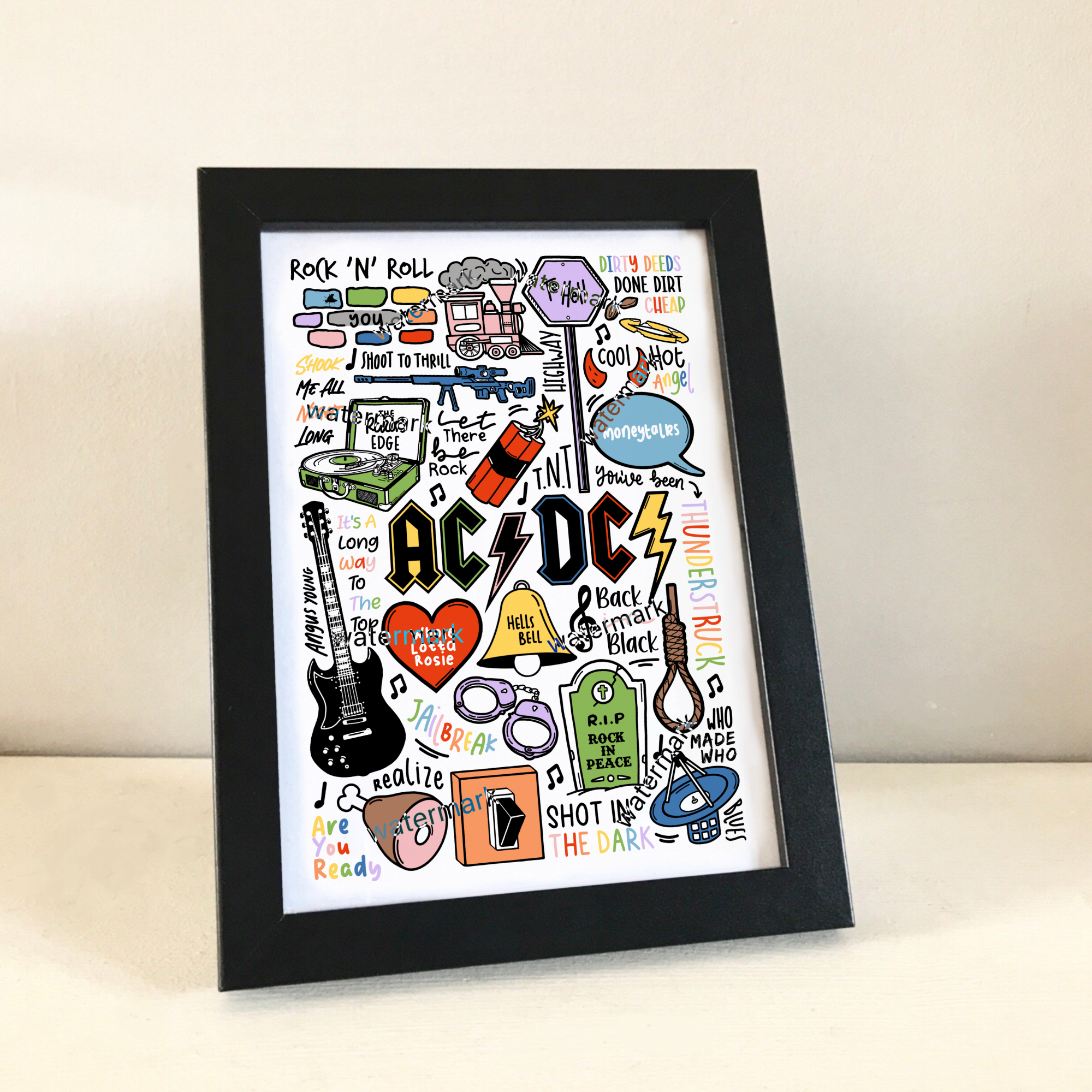 AC/DC print – DestinyMayDesign