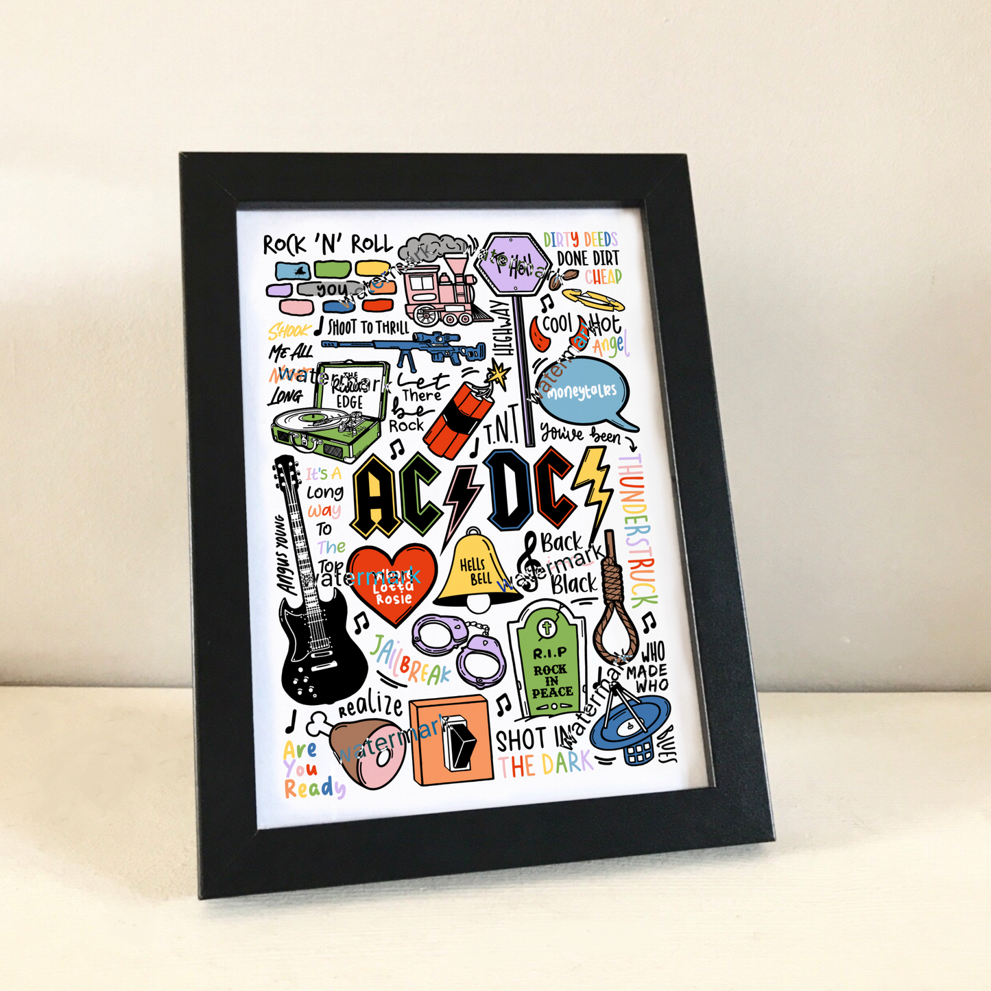 AC/DC print