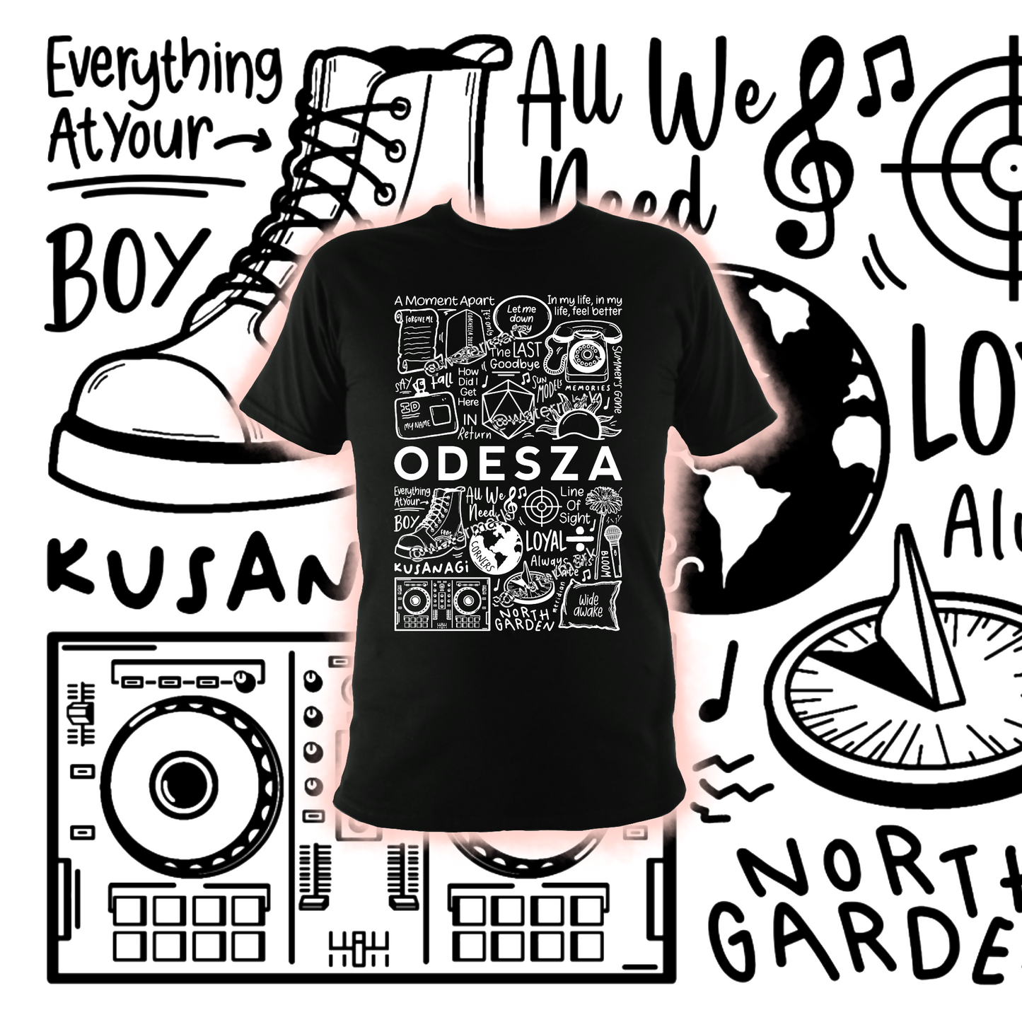 Odesza t shirt