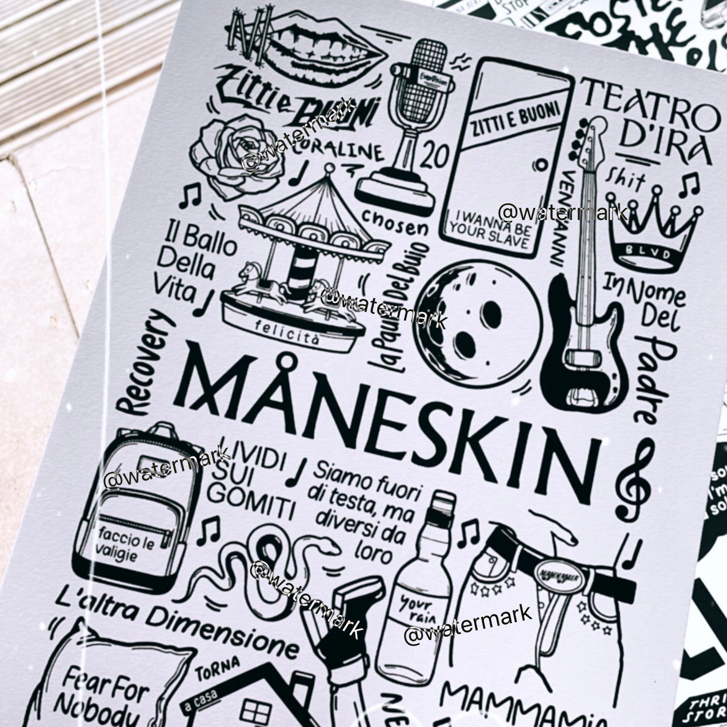 Maneskin t shirt