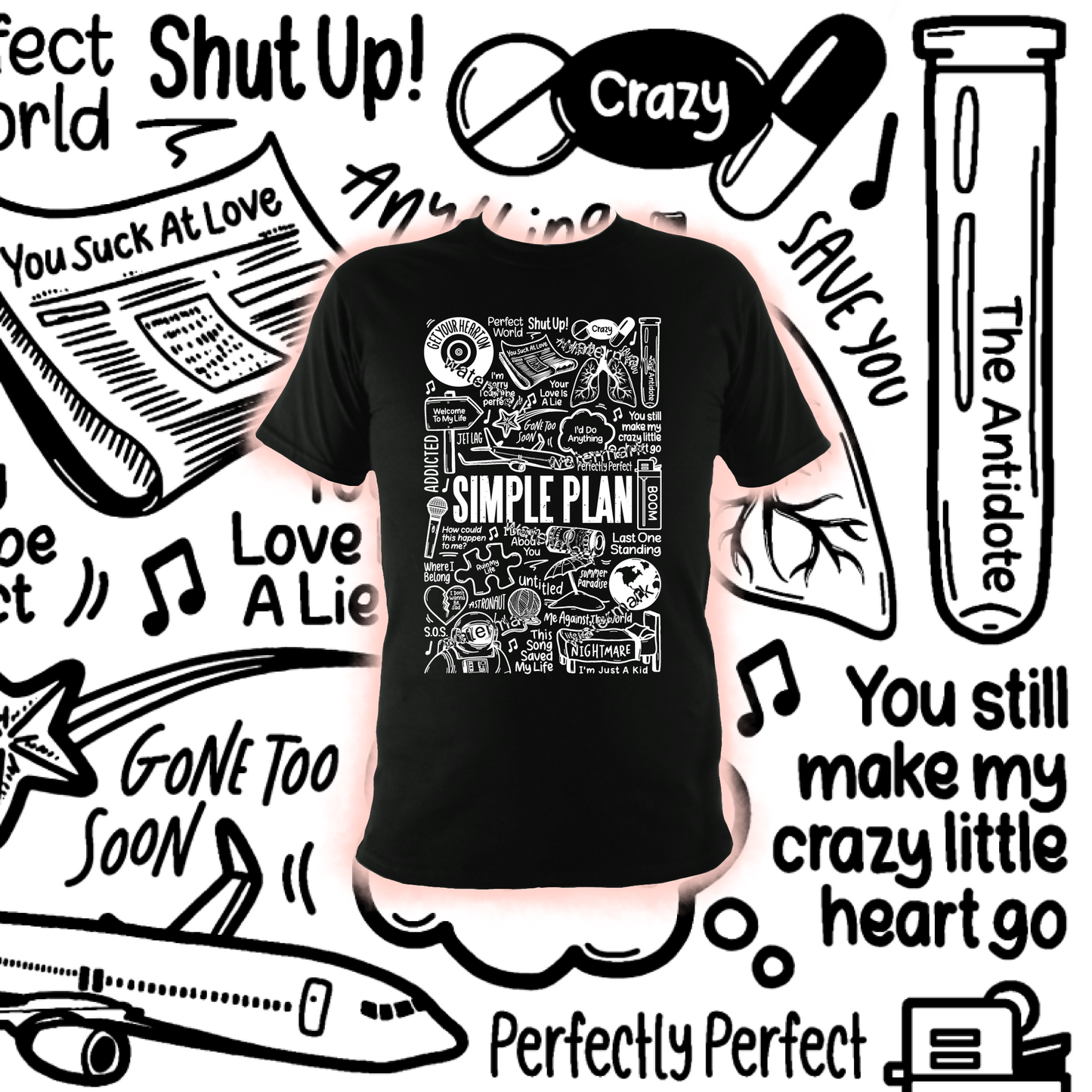 Simple Plan t shirt