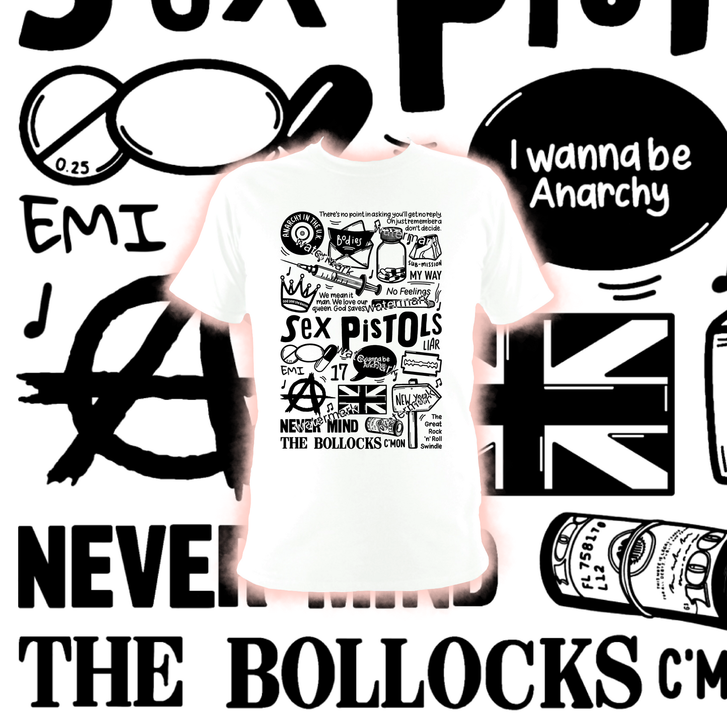 T-shirt des Sex Pistols