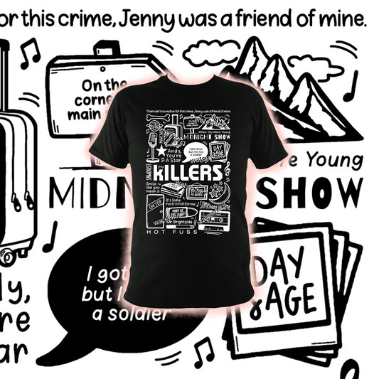 The Killers t shirt