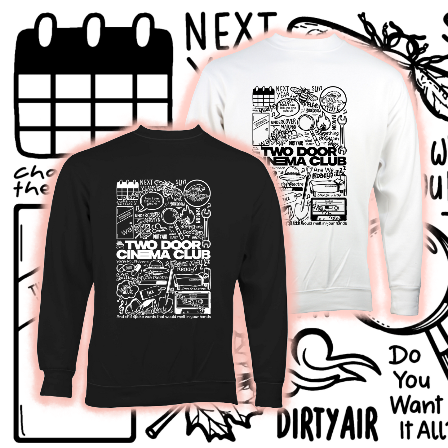 Two Door Cinema Club sweater