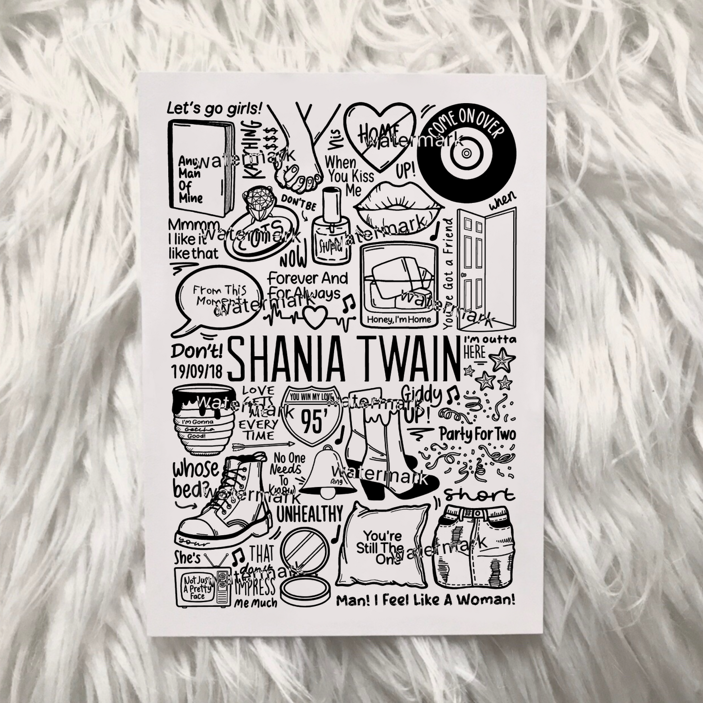 Shania Twain print