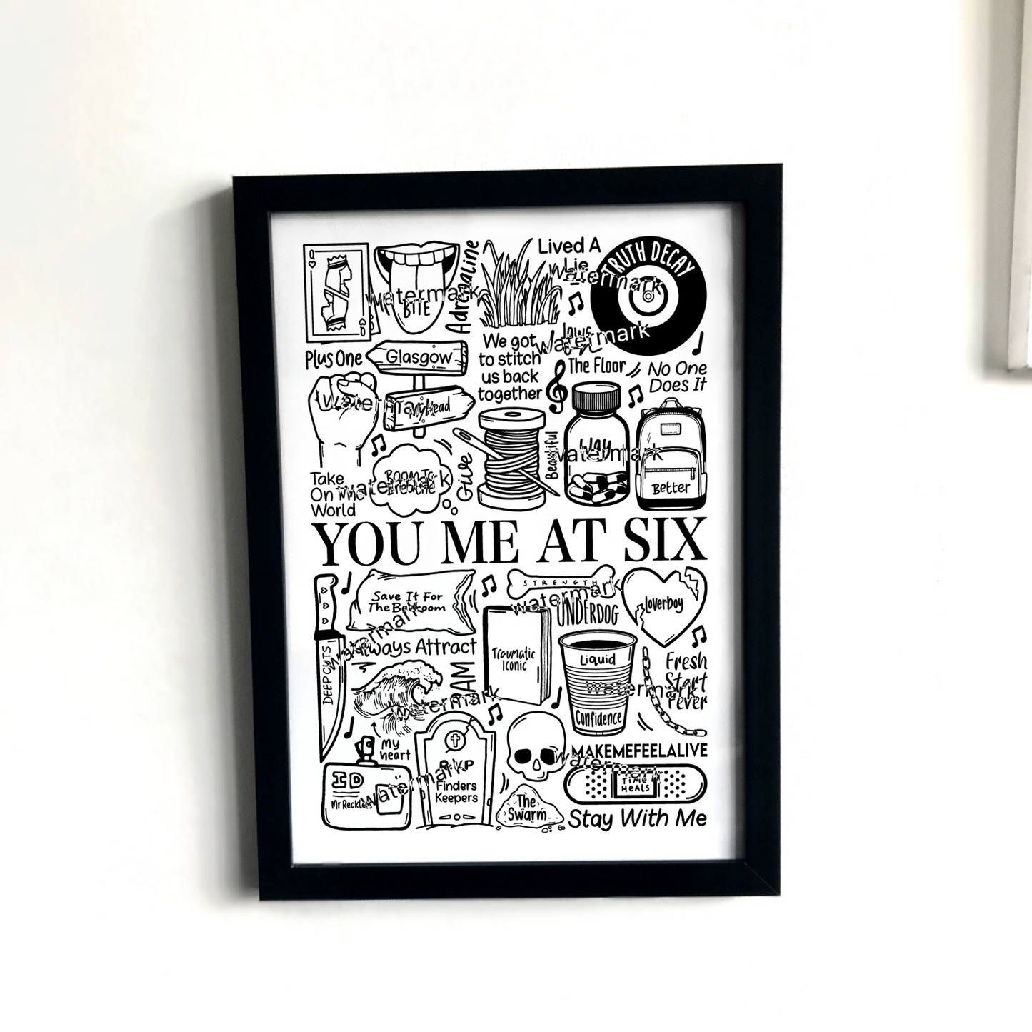 You Me At Six print