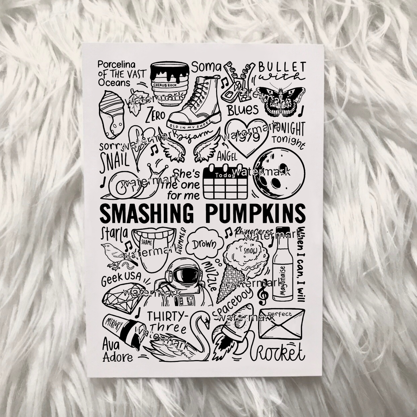 Smashing Pumpkins print