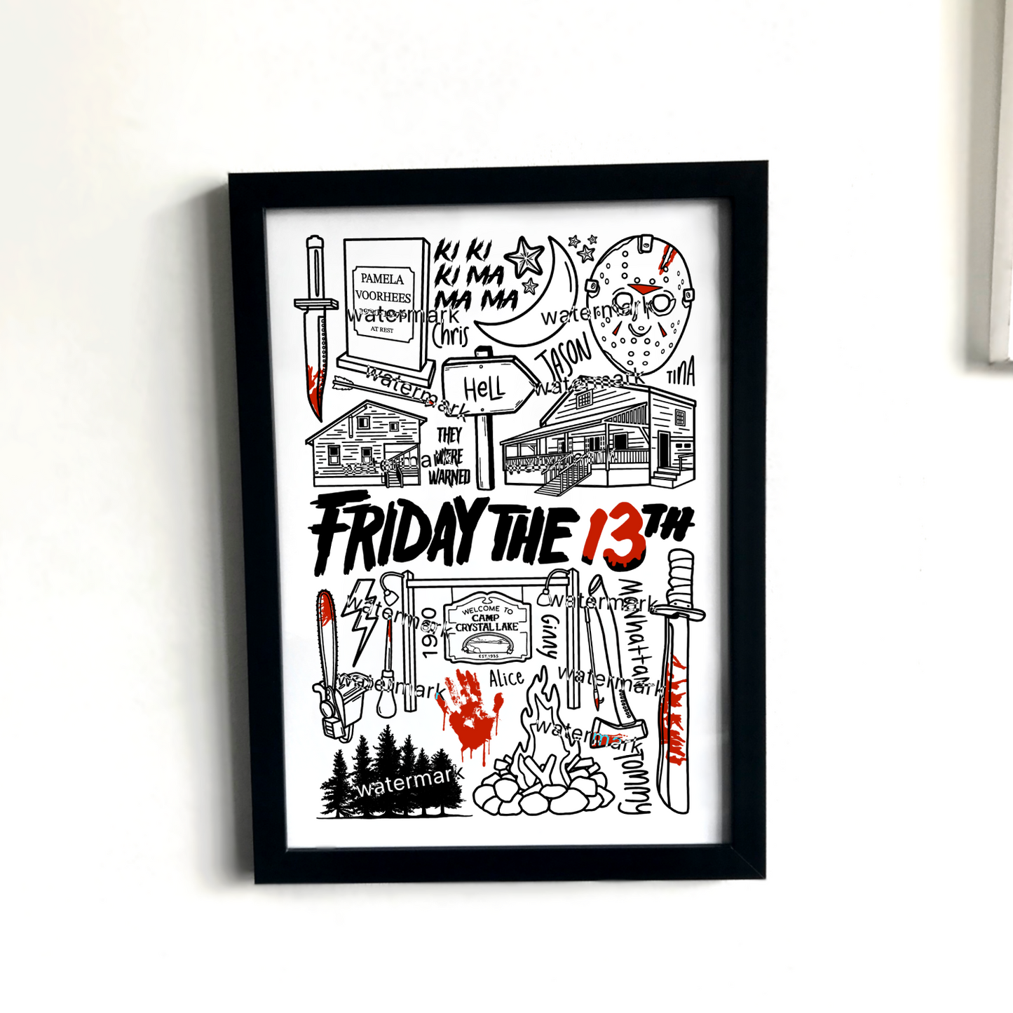 Friday The 13th print