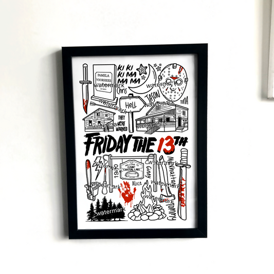 Friday The 13th print