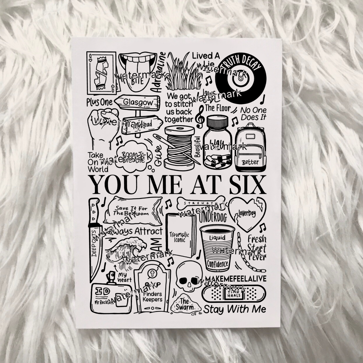 You Me At Six print