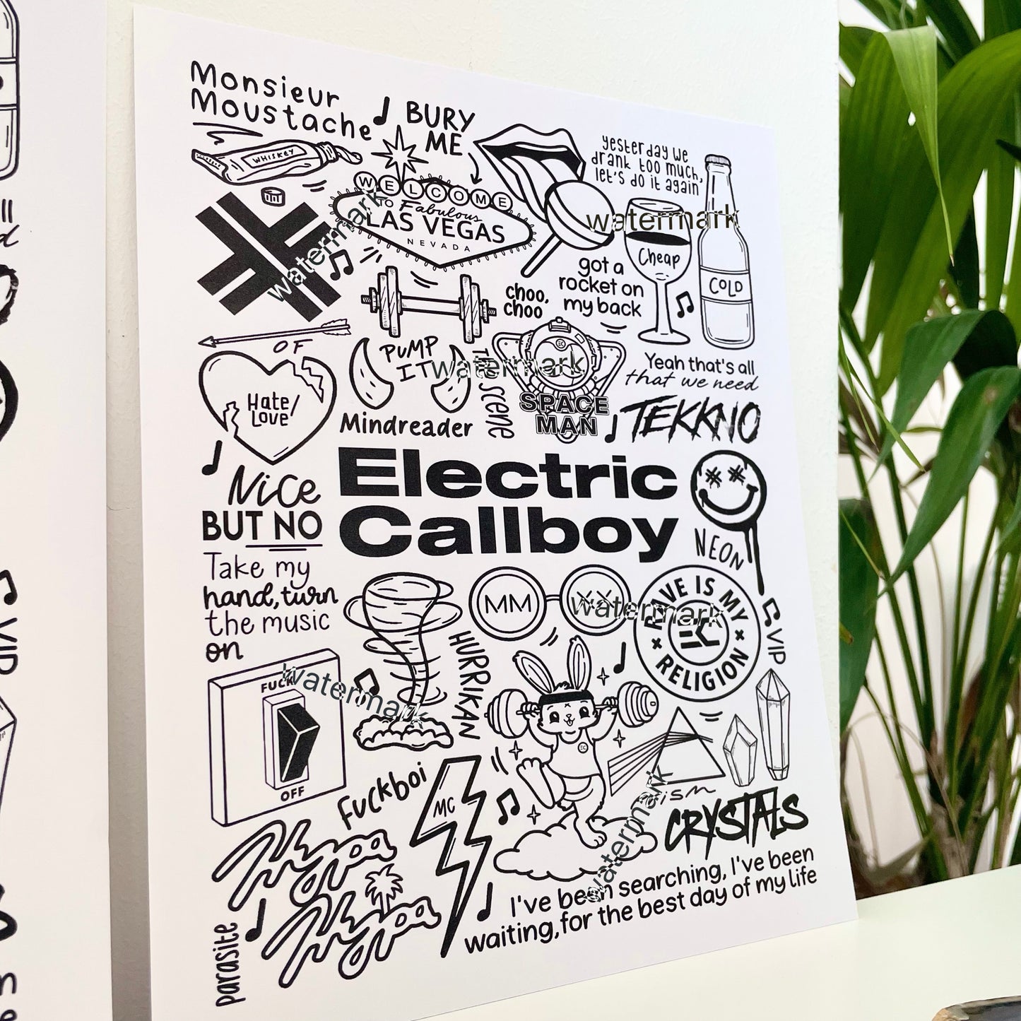 Electric Callboy print