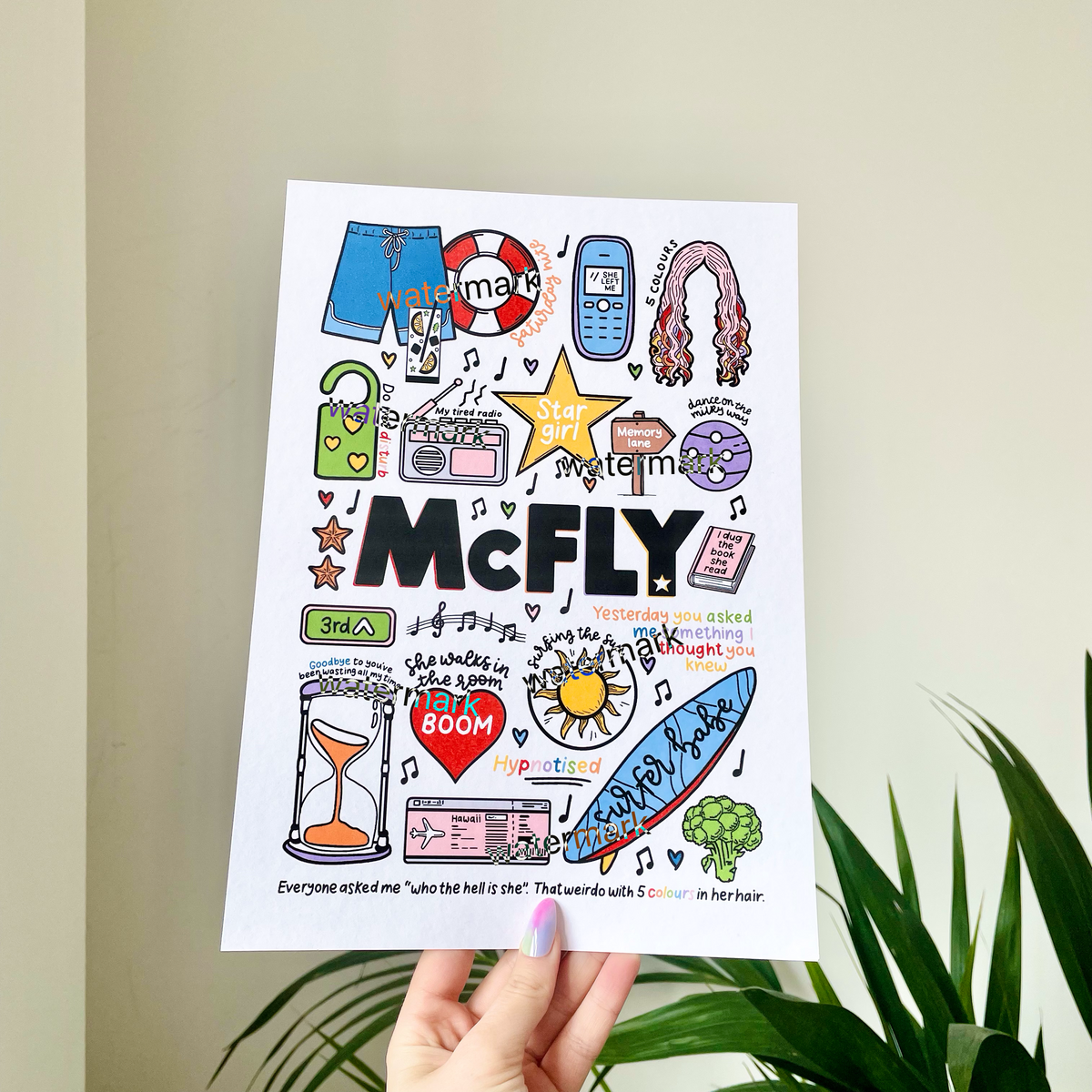 Mcfly print – DestinyMayDesign