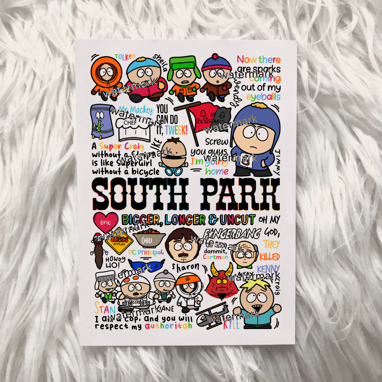 Impresión de South Park