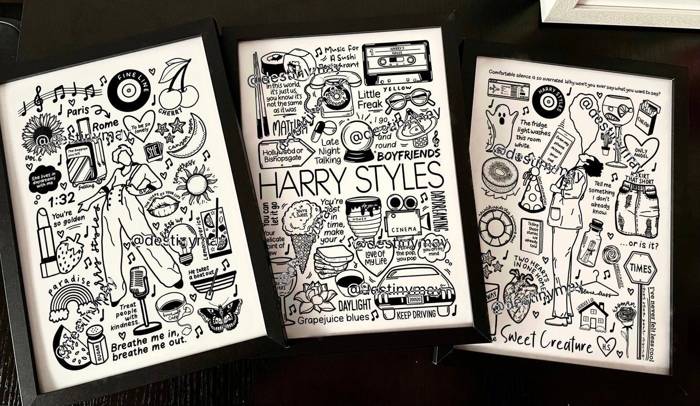 Harry Styles Fine Line print