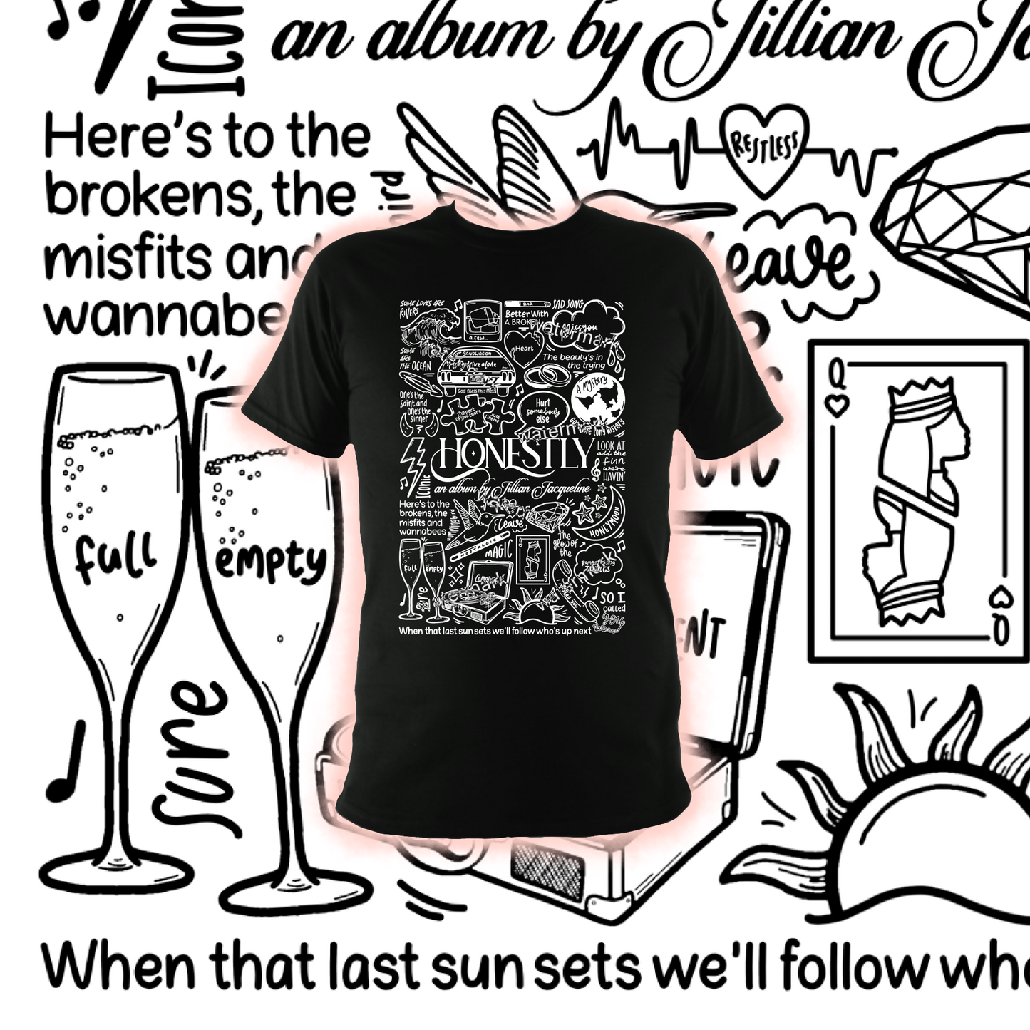 T-shirt Jillian Jacqueline