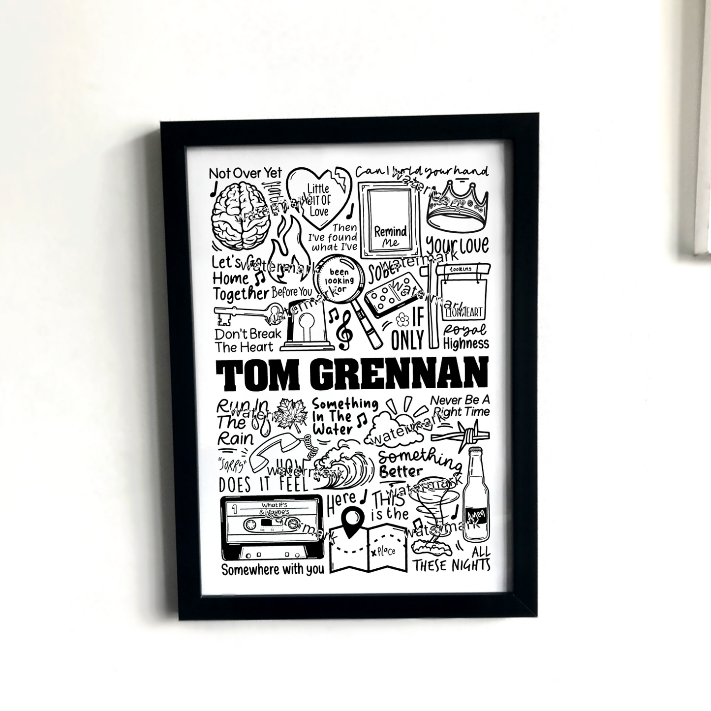 Impresión de Tom Grennan