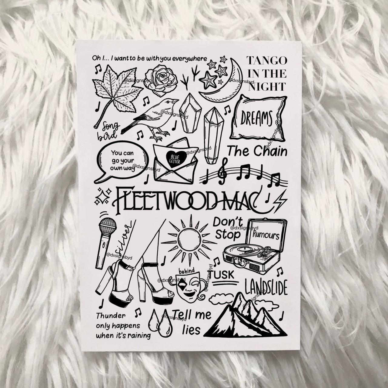 Fleetwood Mac print