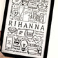 impresión de rihanna