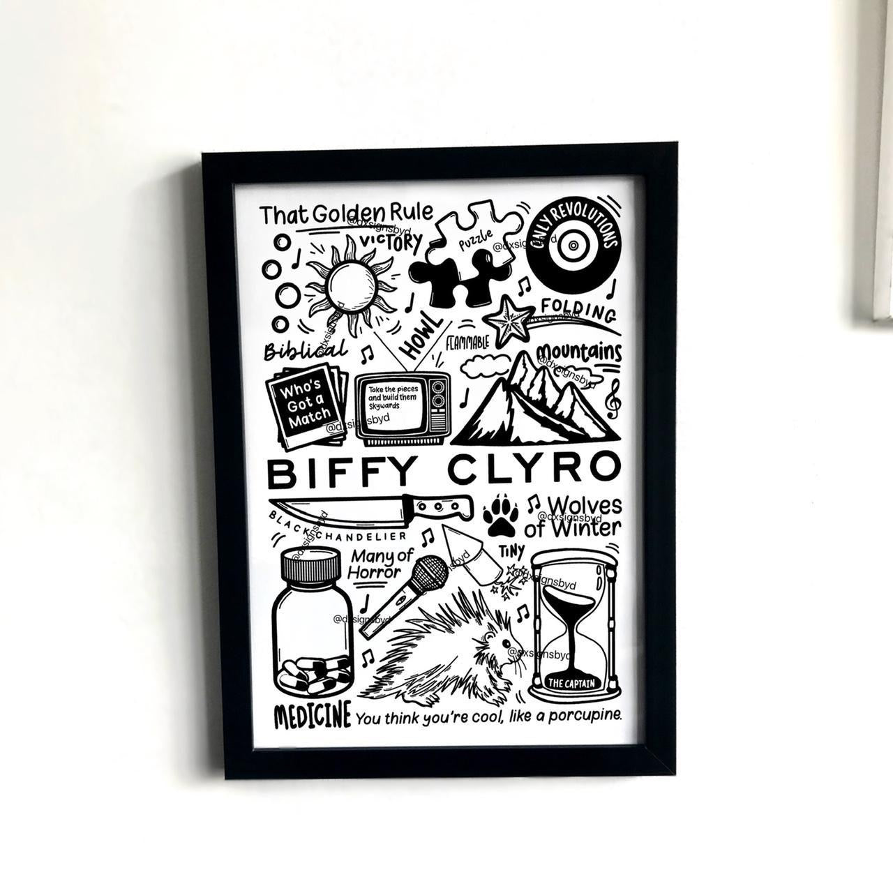 Biffy Clyro print