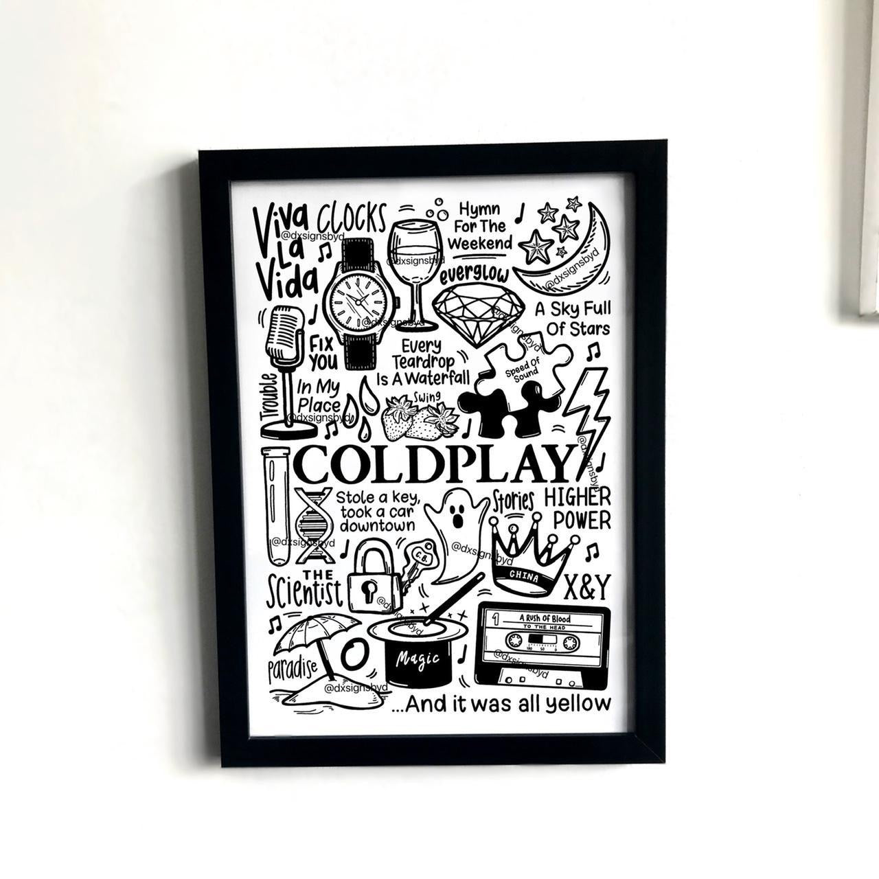 Coldplay print