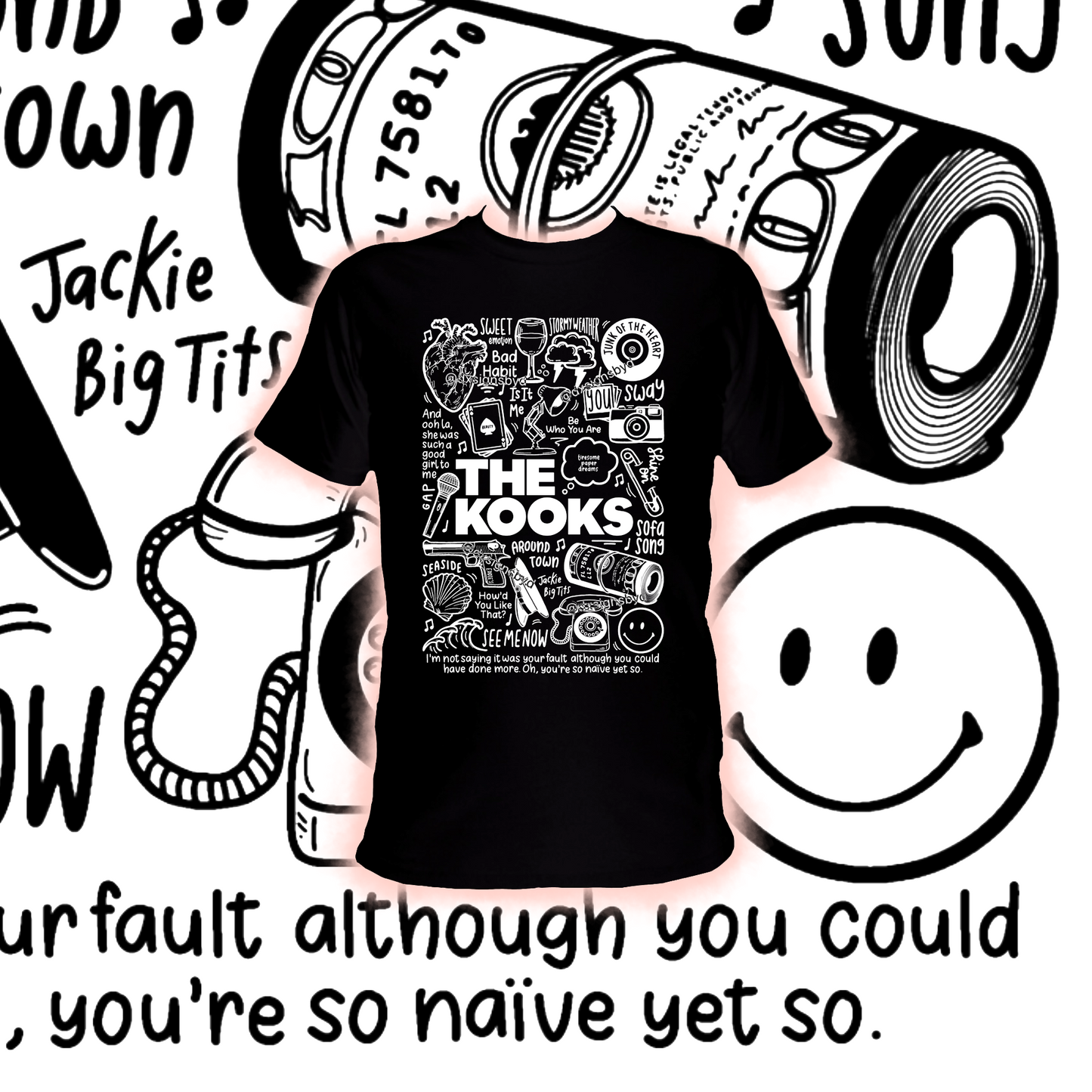 The Kooks t shirt