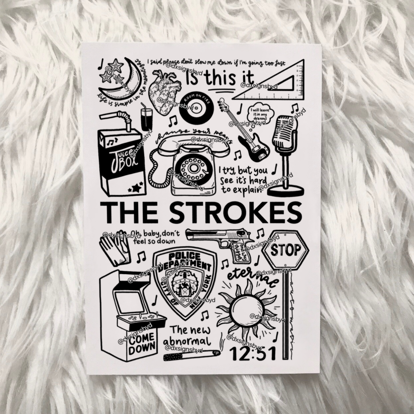 The Strokes print