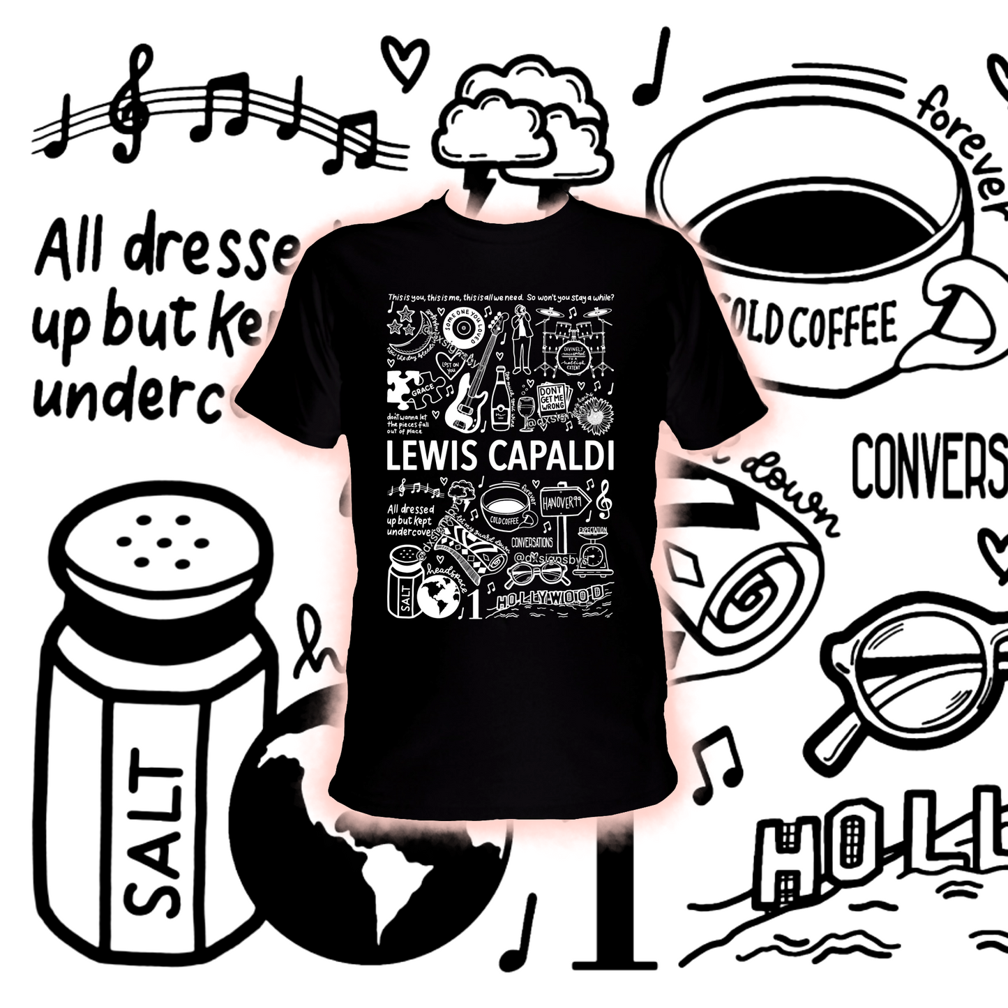 Lewis Capaldi t shirt