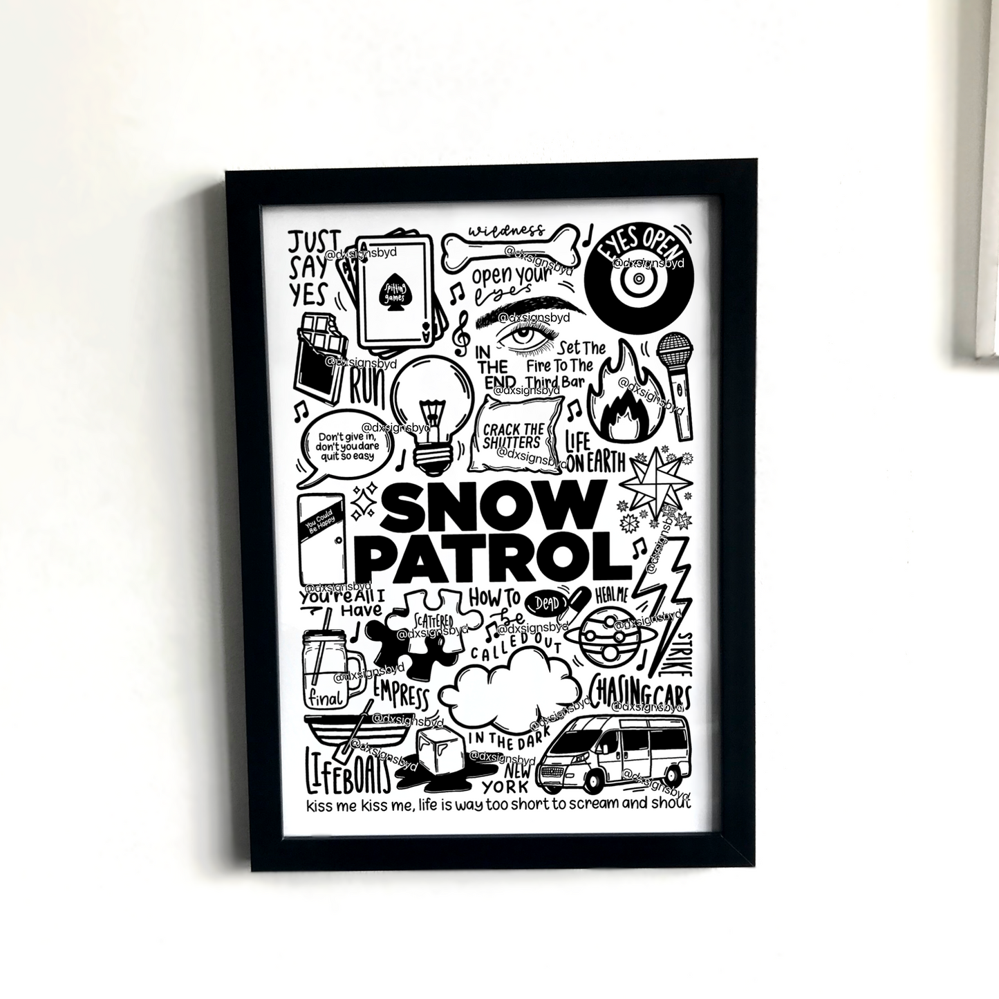 Snow Patrol print