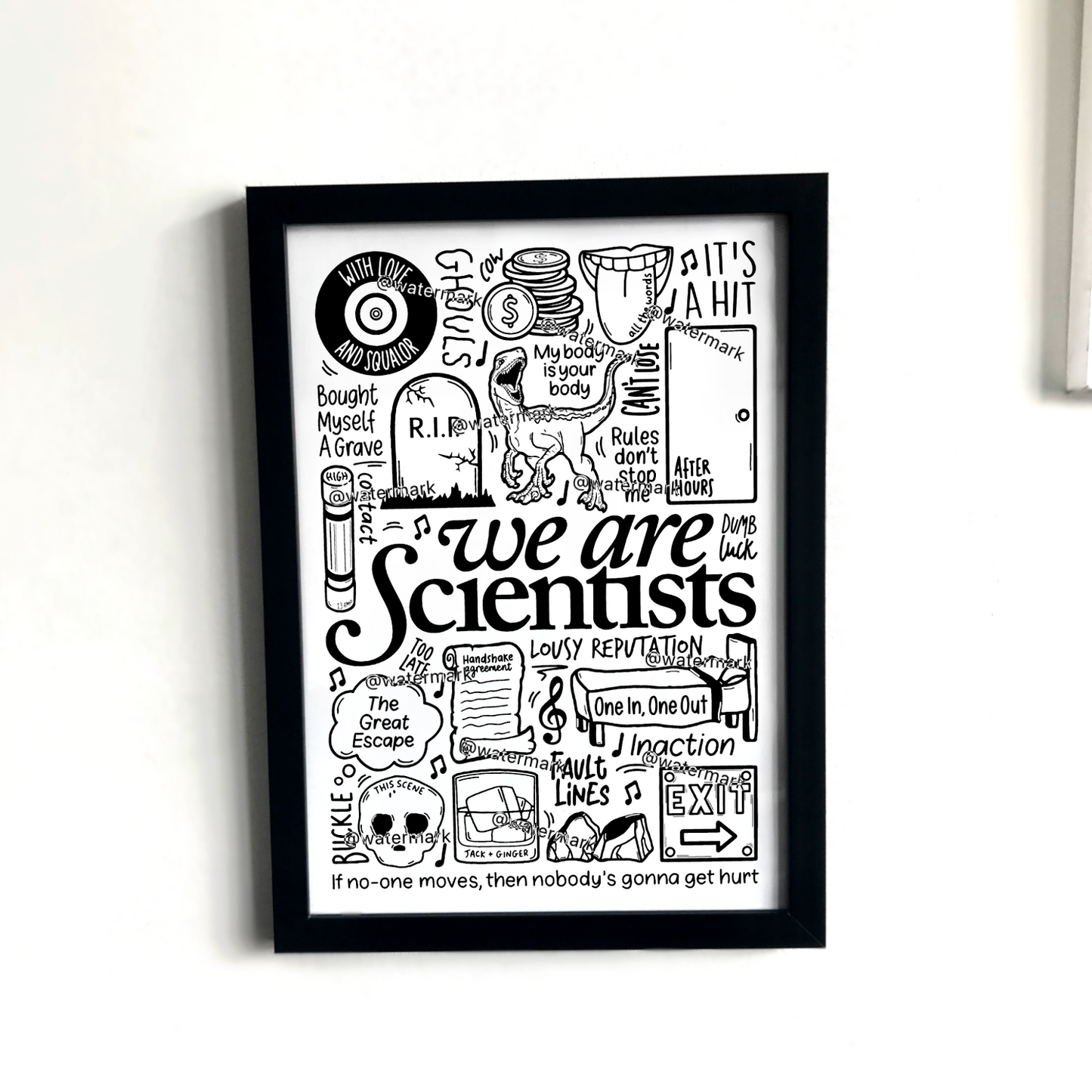 We Are Scientists print