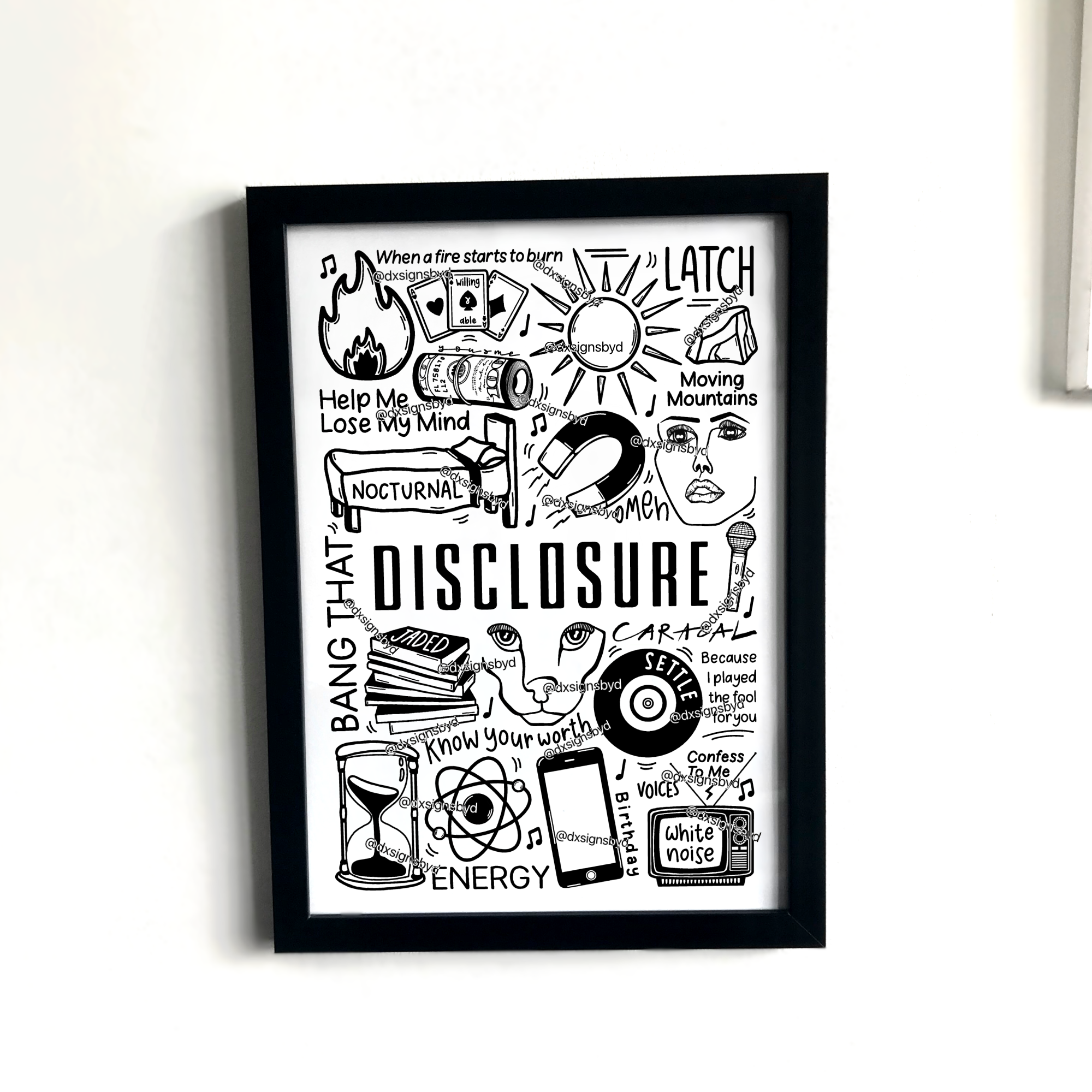 Disclosure print – DestinyMayDesign