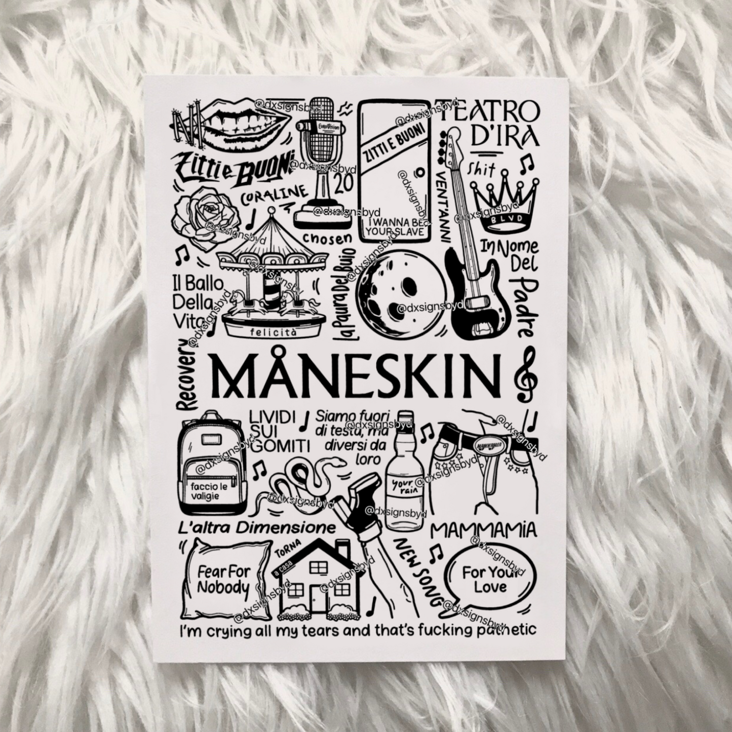 Maneskin print