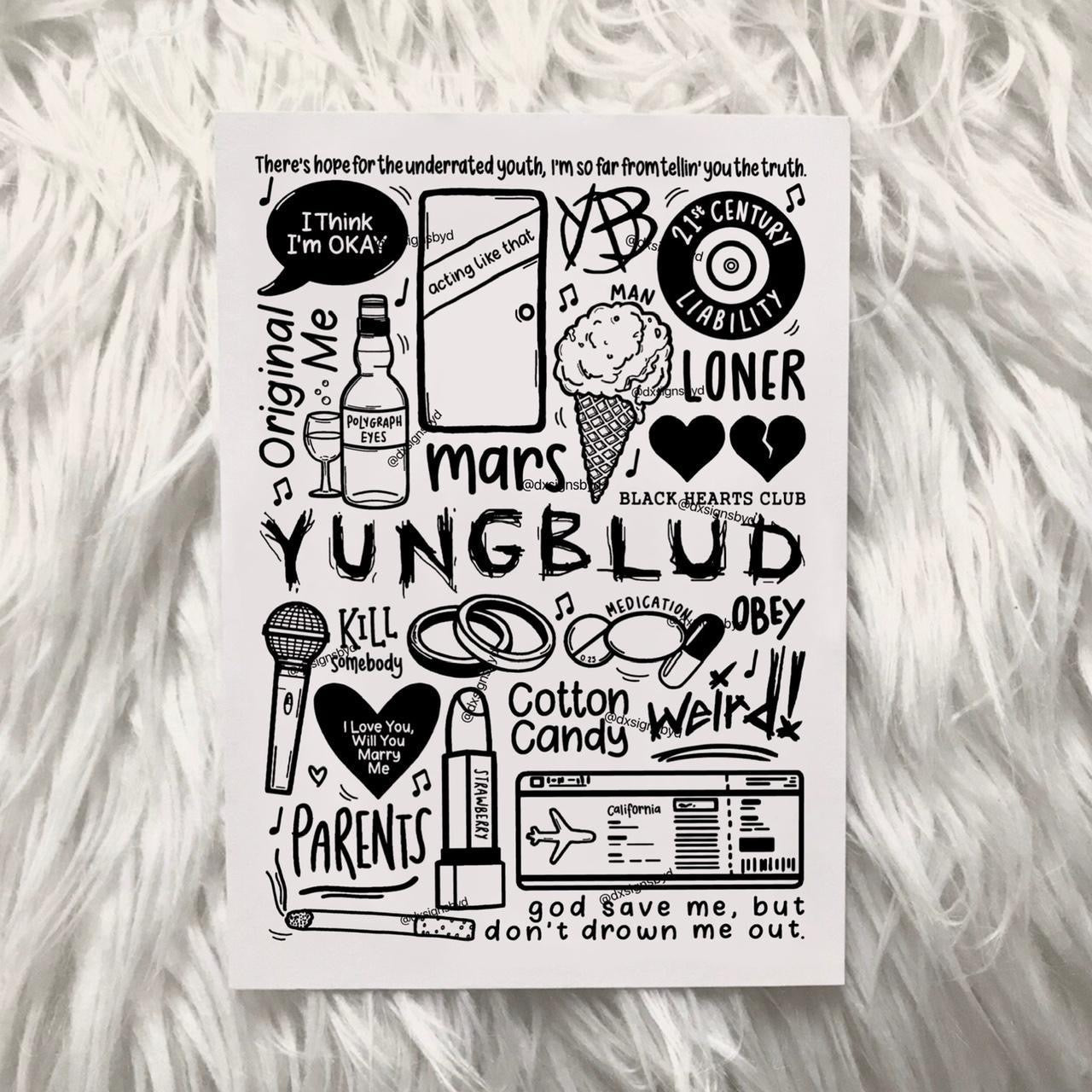 Yungblud print