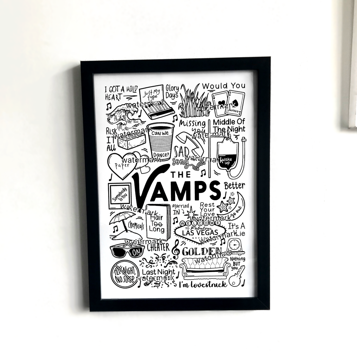 The Vamps print